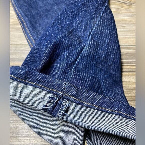 Vintage Levi's 501xx Dark Wash Blue Jeans 501-0000 Size 28x32 EUC - Picture 8 of 16